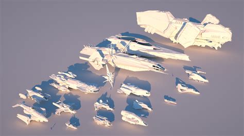 Carrack Ship size render : starcitizen