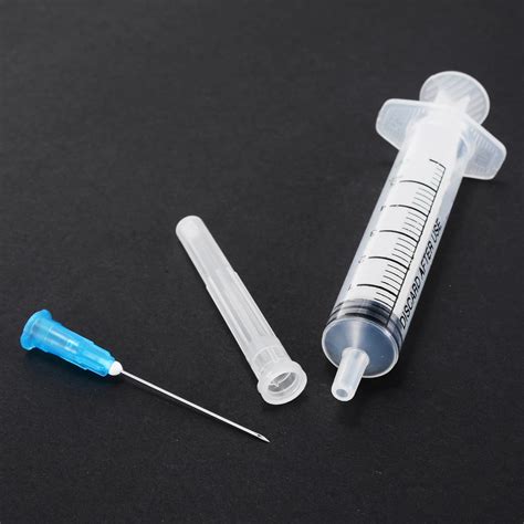 Disposable Medical Syringe 5 Ml Injector Filter 5 Cc Syringe Microns Sterile Pes With Stainless ...