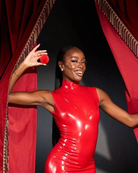 AJ Odudu hosting Comic Relief in latex – WearLatex.com