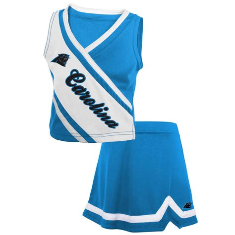 Carolina Panthers Girls Youth Blue 2-Piece Cheerleader Set