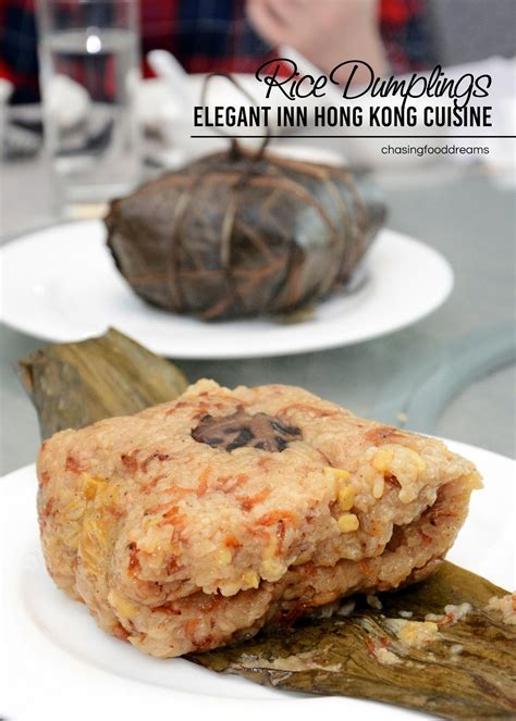 CHASING FOOD DREAMS: Elegant Inn Hong Kong Cuisine Rice Dumpling