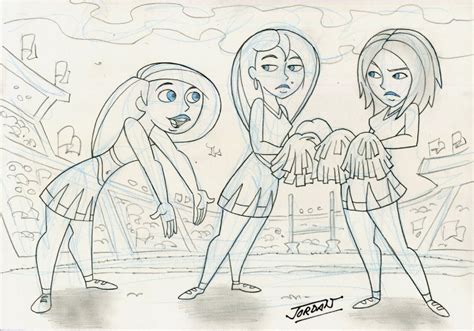 DISNEY'S KIM POSSIBLE ORIGINAL CONCEPT ART SIGNED JULIAN JORDAN FOR ...