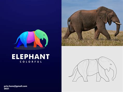 Colorful Elephant Logo :: Behance