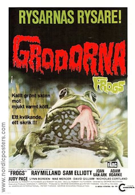 FROGS Movie poster 1972 original NordicPosters