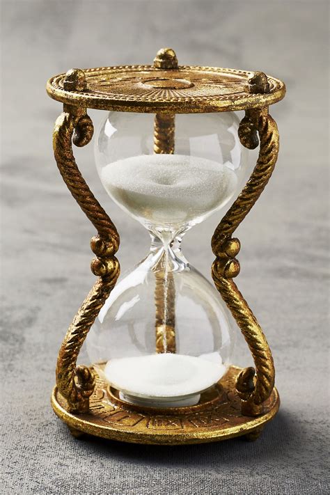 Gold Antique Sand Timer | Hourglass, Sand timers, Sand hourglass