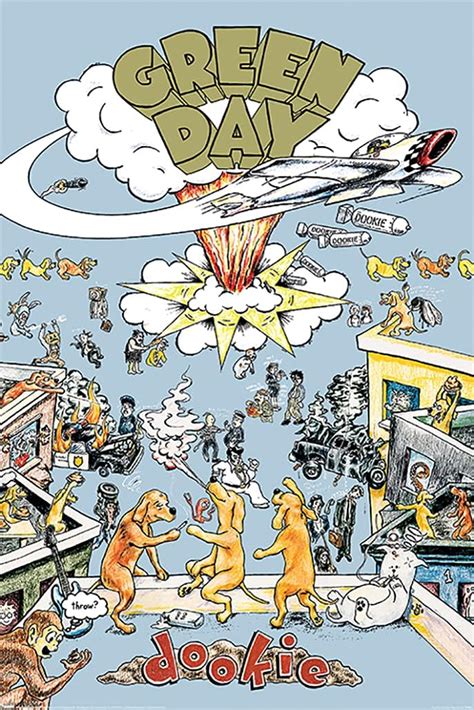 Green Day - Music Poster (Dookie - Album Cover) (Size: 24" x 36") : Amazon.ca: Books