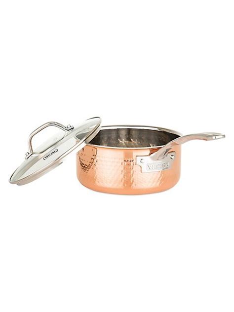 Copper Clad 3-Ply Hammered 10 Piece Cookware Set