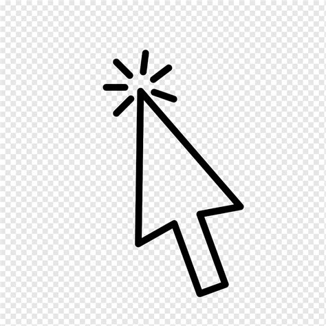 Flecha, cursor, clic, icono de flechas, png | PNGWing