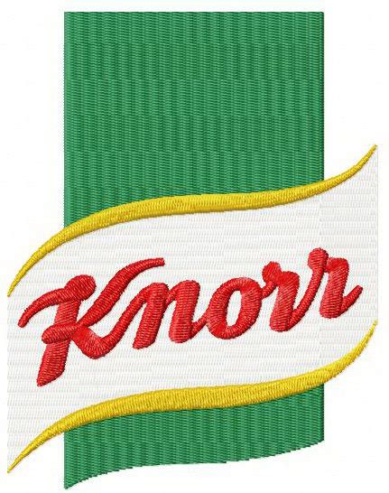 Knorr logo embroidery design