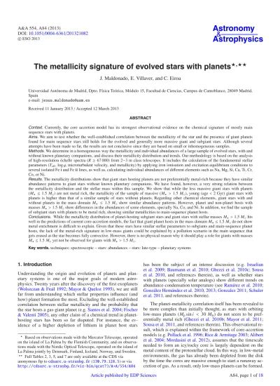 The metallicity signature of evolved stars with planets