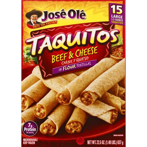 José Olé Beef & Cheese Taquitos (1.5 oz) - Instacart