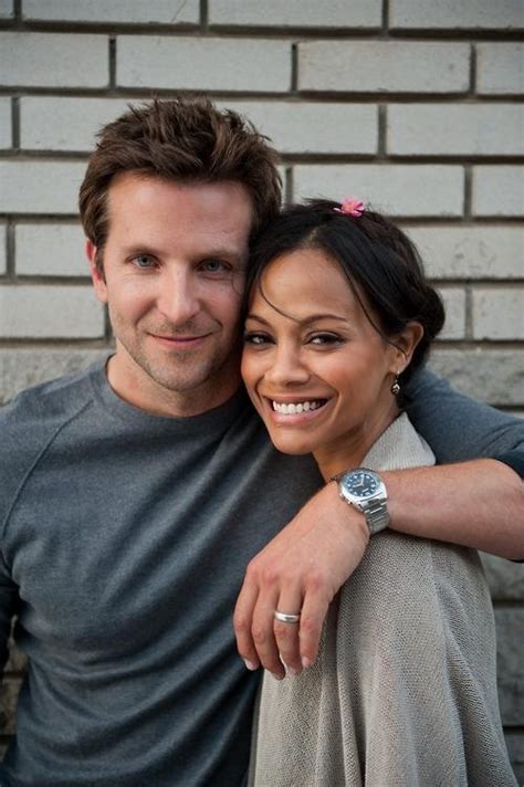 Bradley Cooper & Zoe Saldana | Zoe saldana, Interracial, Swirl couples