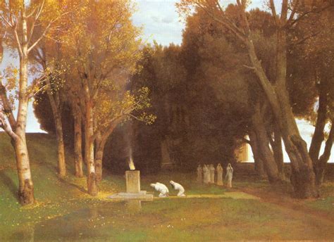 The sacred Grove - Arnold Böcklin - WikiArt.org - encyclopedia of ...