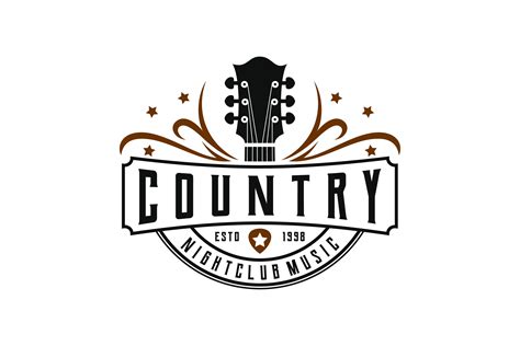 Classic Country Music Logo Design Graphic by Weasley99 · Creative Fabrica