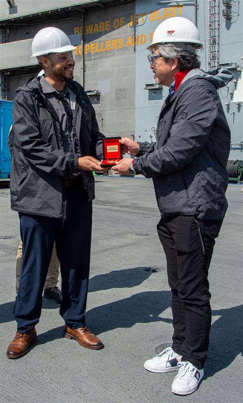 DVIDS - Images - USS Ronald Reagan (CVN 76) host tour for Japanese ...