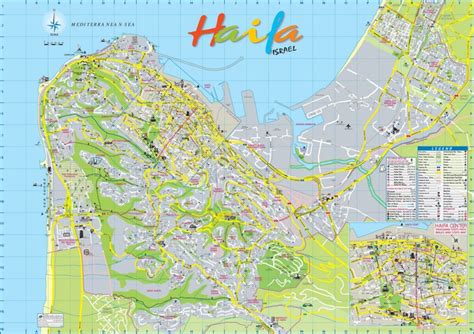 Haifa tourist map - Ontheworldmap.com