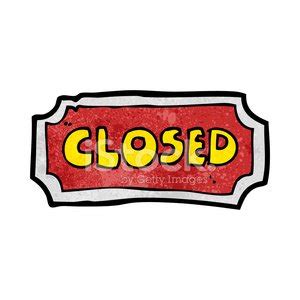 Cartoon Closed Sign Stock Vector | Royalty-Free | FreeImages