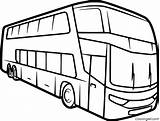 How To Draw A London Double Decker Bus Easy Step By Drawing And  sketch template