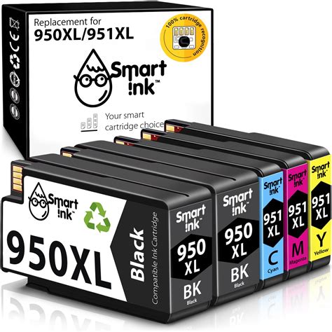 Buy HP 950XL/951XL 5 Combo Pack Compatible Ink Cartridges - Smartink.pro