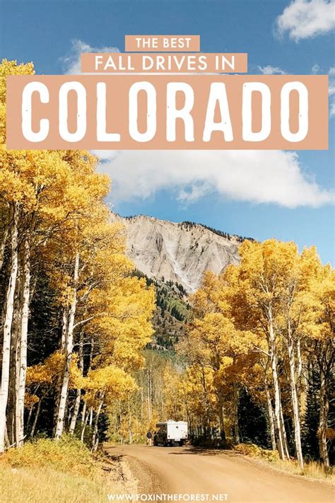 11 Colorful Fall Drives in Colorado You Can't Miss Local Travel