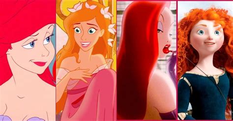 Female Disney Characters With Orange Hair - Okashi Wallpaper