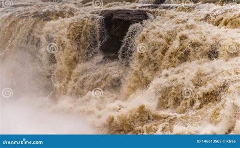 Hukou Waterfall stock image. Image of cliffs, pours - 146613563