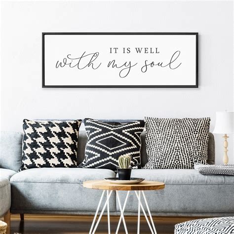 It is Well With My Soul | Inspirational Wall Art – Forever Written By Camilla Simone