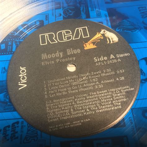 Elvis Presley - Moody Blue LP MINT 1977 Unplayed Vinyl - Eclectic Sounds