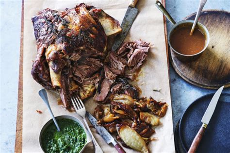 Adam Liaw’s 10 dishes to master: Slow-roasted lamb shoulder with gravy and mint sauce