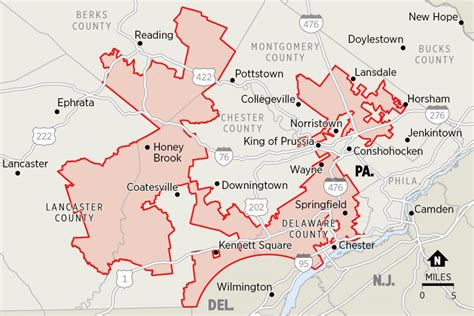 Map Of Delaware County Pa - Map Of Staten