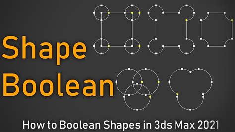 How to Boolean shapes / Shapes Cutter in 3ds max 2021 Tutorials ...