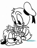 Coloring Pages Baby Disney Characters sketch template