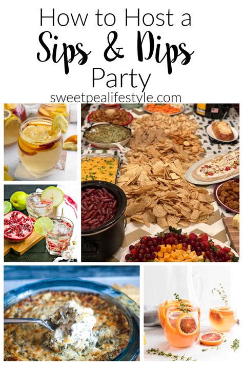 Sips and Dips Party Theme is super easy to create! All your favorite dips surround chips of all ...