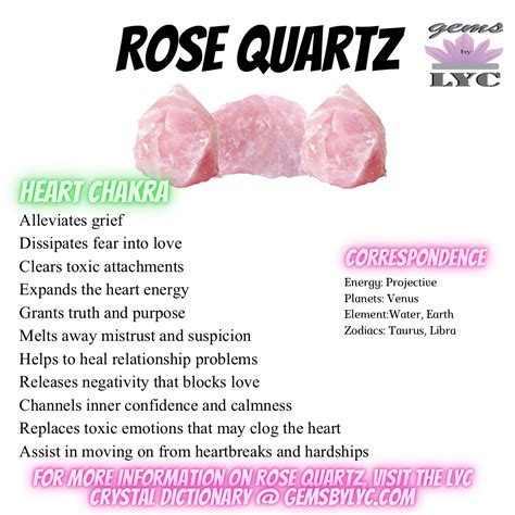 Rose Quartz Crystal Properties | Spiritual crystals, Quarts crystal, Rose quartz healing