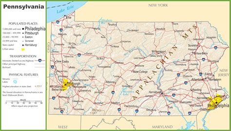 Map of Pennsylvania ~ mapvoice