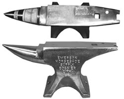 Emerson Anvil 100 lb. with Turning Cams-centaurforge.com