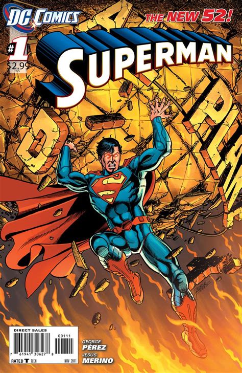 Superman by George Pérez | Superman comic books, Superman comic, Comic book covers