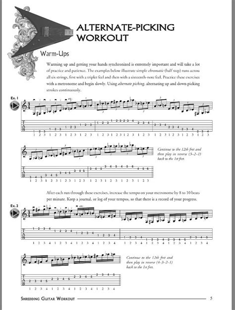 Shredding Guitar Workout | Guitar chords and scales, Guitar, Heavy ...