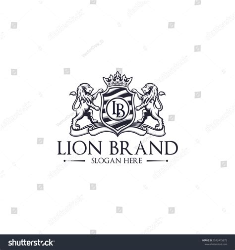 Lion Brand Logo Great Any Related Stock Vector (Royalty Free) 1572475675 | Shutterstock