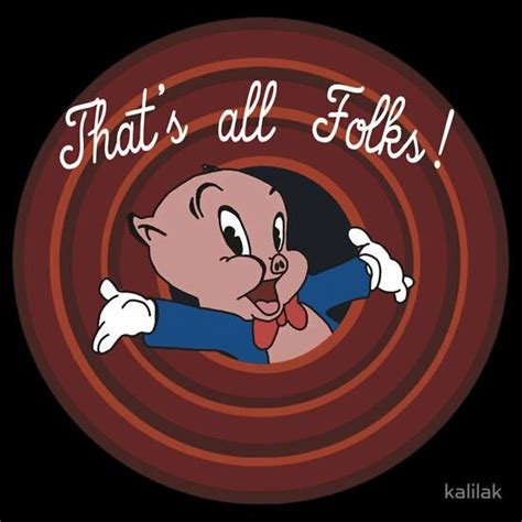 That's all Folks | Thats all folks, Folk, Looney tunes cartoons