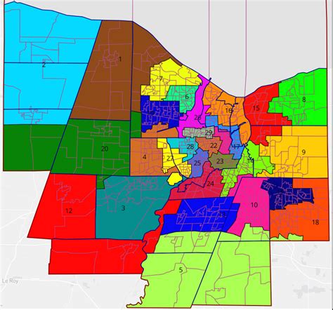 Monroe County Legislature approves new voting map that includes six majority-Black districts ...