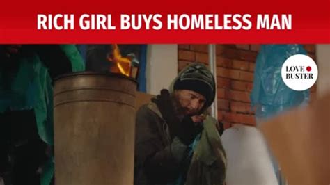 Rich Girl Buys Homeless Man - YouTube