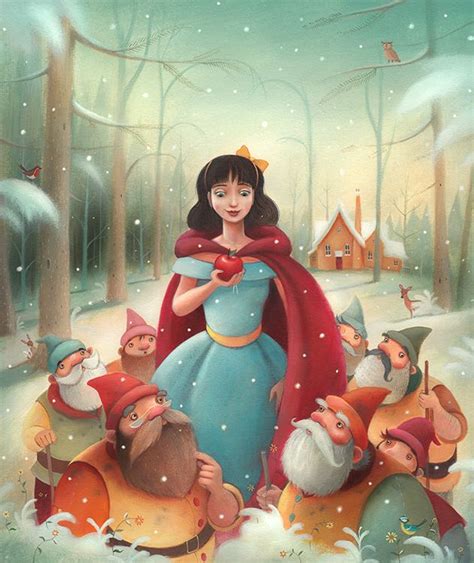 Snow White Illustrations - Richard Johnson Illustrator | Snow white art, Snow white evil queen ...