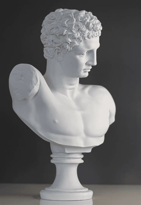 Hermes Bust Statue - Greek God of Speed, 50 cm / 20" – LIVADO HOME