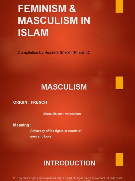 Masculism & Feminism in Islam | PDF | Muhammad | Women's Rights