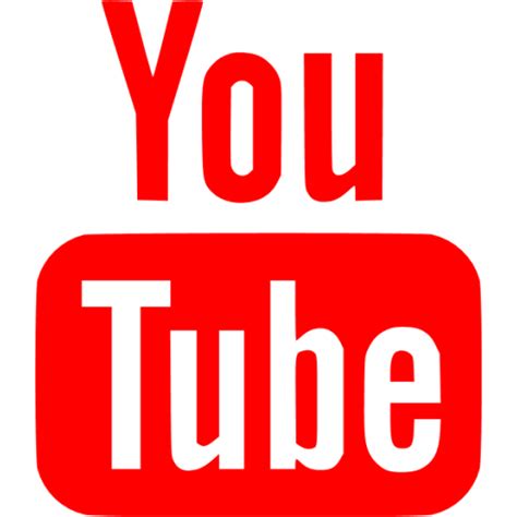 Red youtube icon - Free red site logo icons