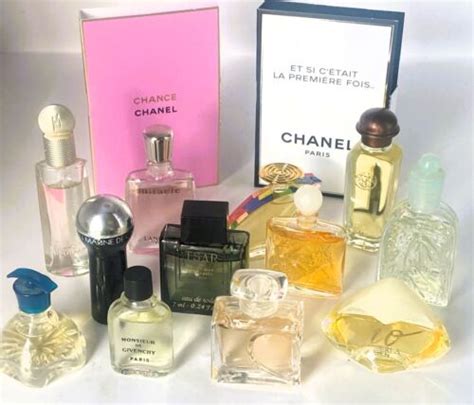 Job lot, Bundle 12 vintage miniature perfume Bottles + 2 x 2ml new samples MINI | eBay