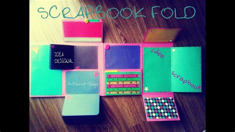 SCRAPBOOK FOLD - YouTube