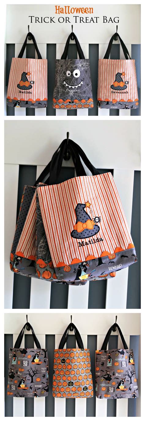 Halloween Trick or Treat Bag Pattern - The Cottage Mama