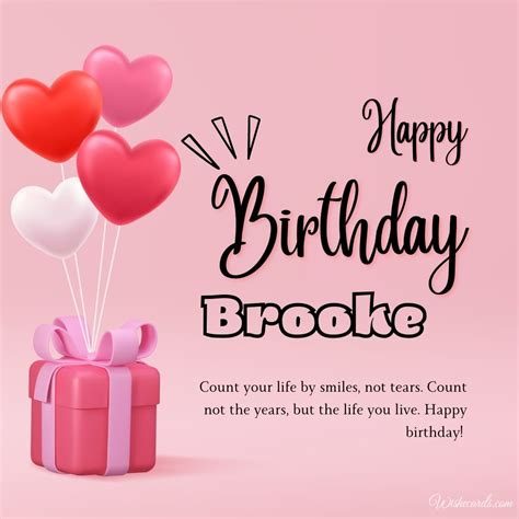 Happy Birthday Brooke Images and Funny Cards